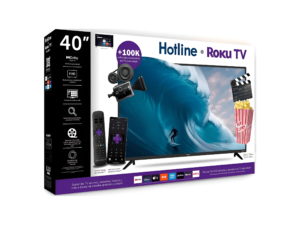 TV HOTLINE HL40RK 40 PULGADAS FHD ISDB-T ROKU/TV